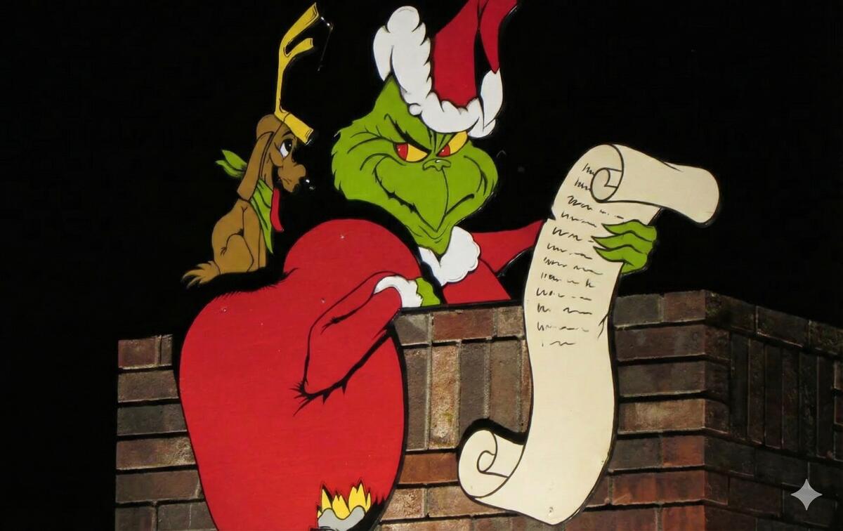Grinch with sack